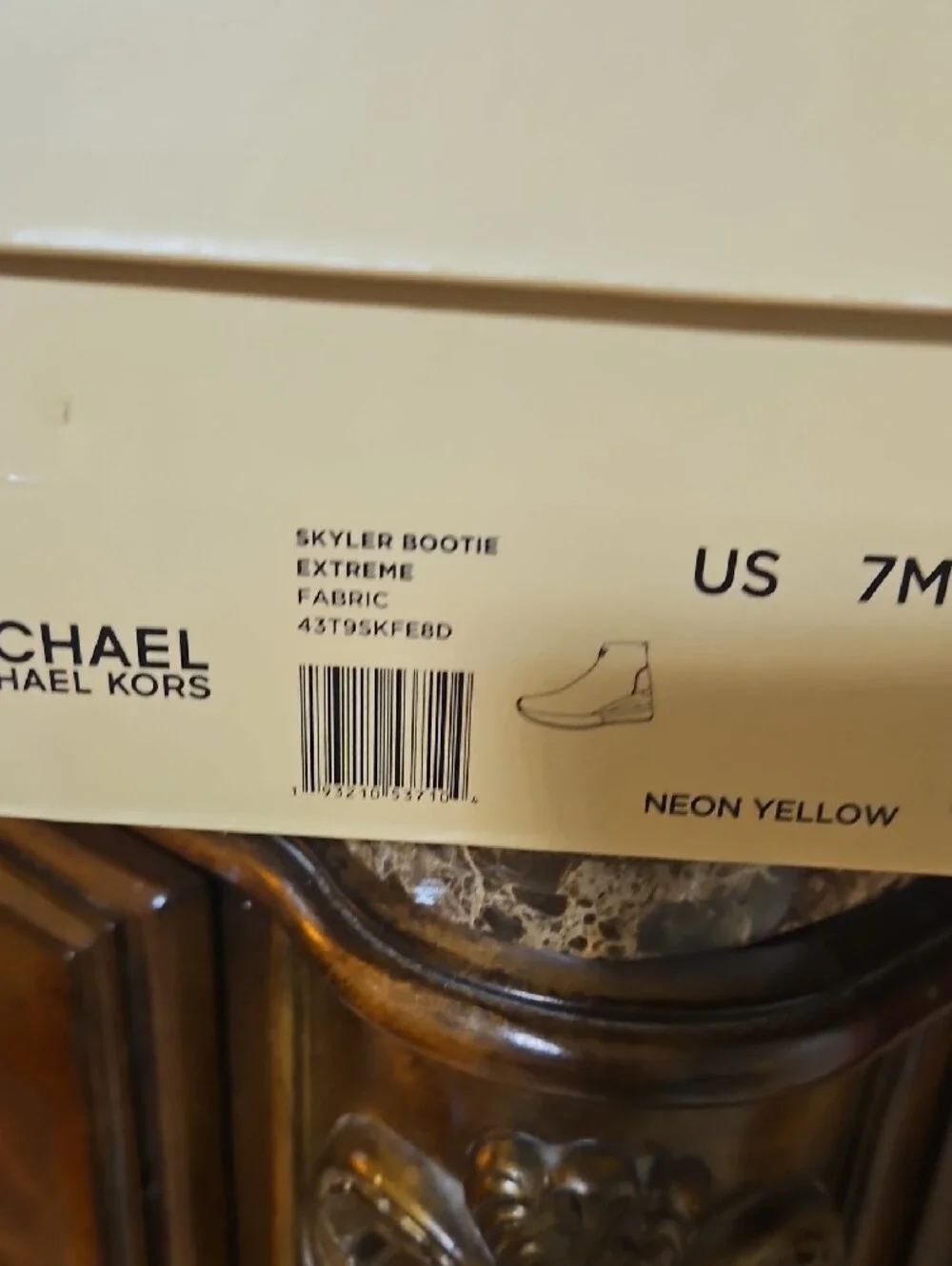 Michael Kors Neon Yellow Sock Wedge Sneakers - Women's